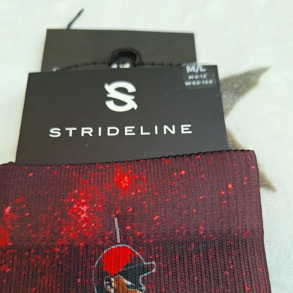 STRIDELINE MLB RAFAEL DEVERS PLAYERS CHOICE SOCKS SIZE MENS ML M 8-12 W 9.5-13.5